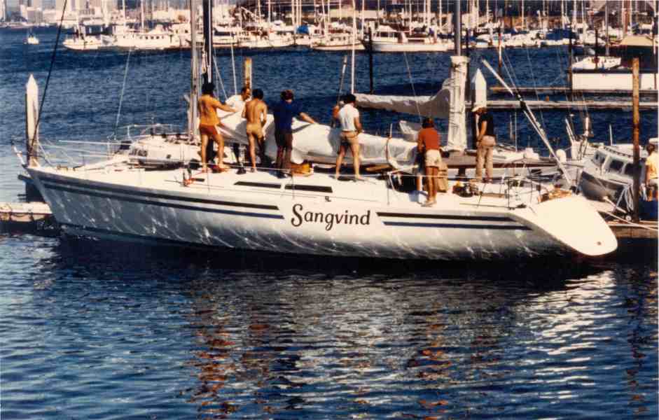 SANGVIND racing yacht