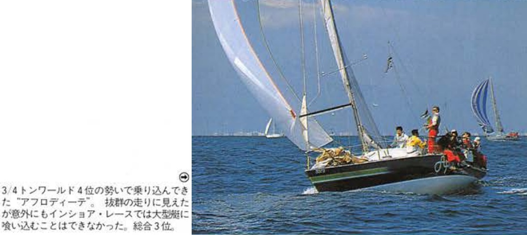 APHRODITE racing yacht