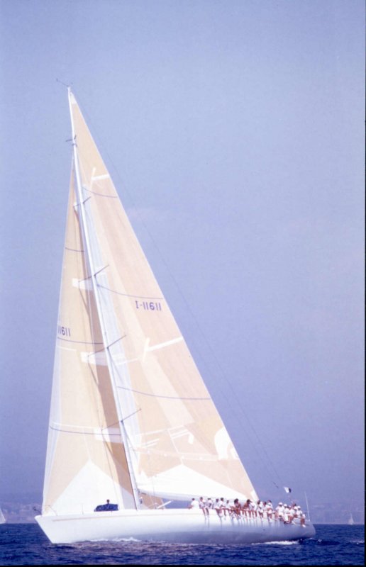 LONGOBARDA racing yacht