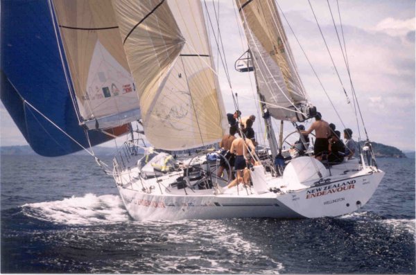 NEW ZEALAND ENDEAVOUR racing yacht
