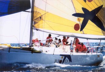 BRIBON racing yacht