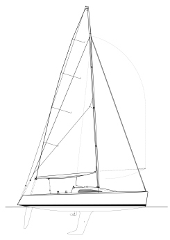 FARR IMS 34 racing yacht