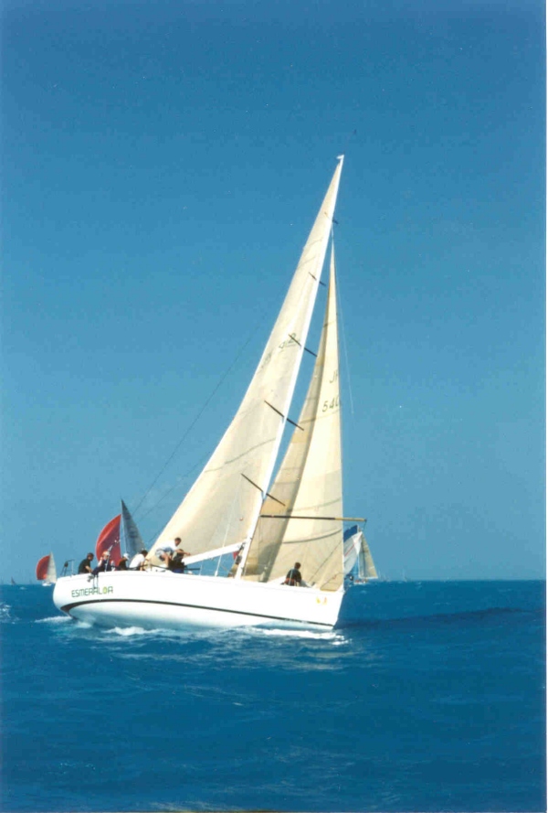 344 racing yacht