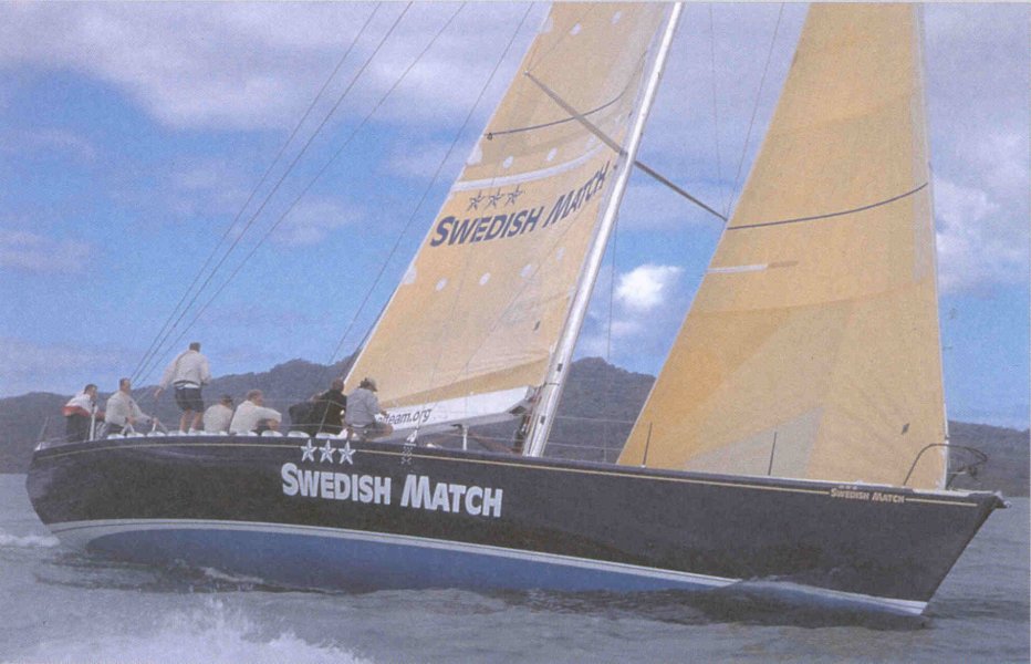 SWEDISH MATCH racing yacht