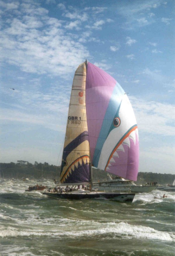 SILK CUT racing yacht
