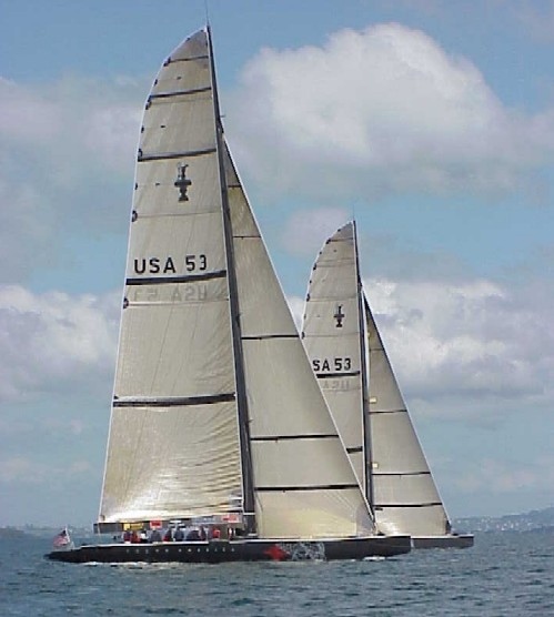 USA-53 racing yacht
