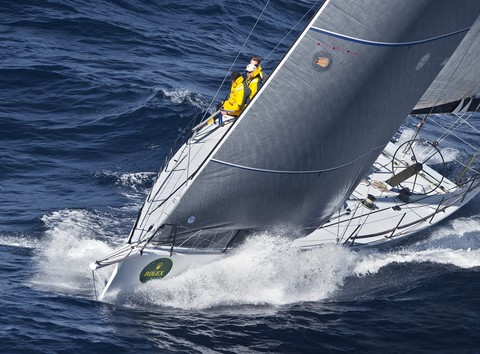 ESMERALDA, SJAMBOK, BRIGHT STAR racing yacht