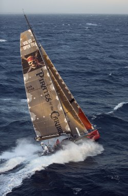 Volvo Open 70 racing yacht