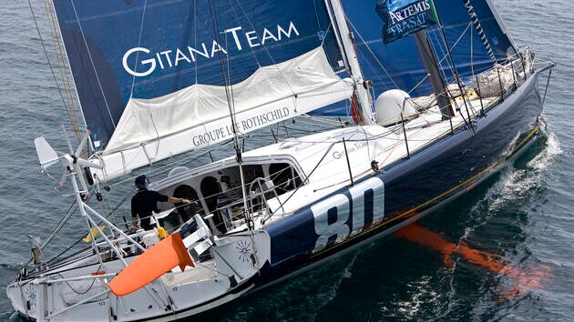 GITANA EIGHTY racing yacht