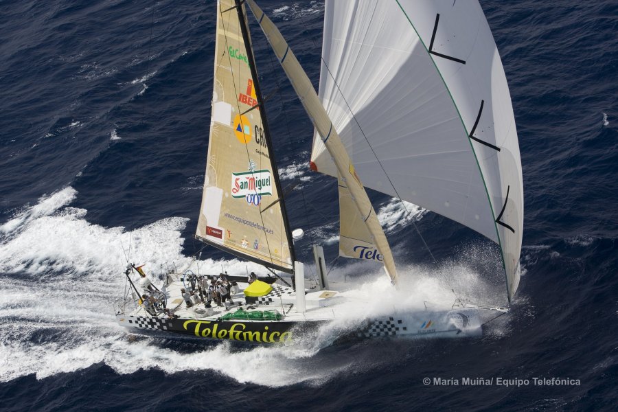 TELEFONICA BLACK racing yacht