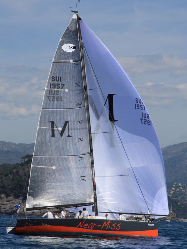 NEAR MISS racing yacht
