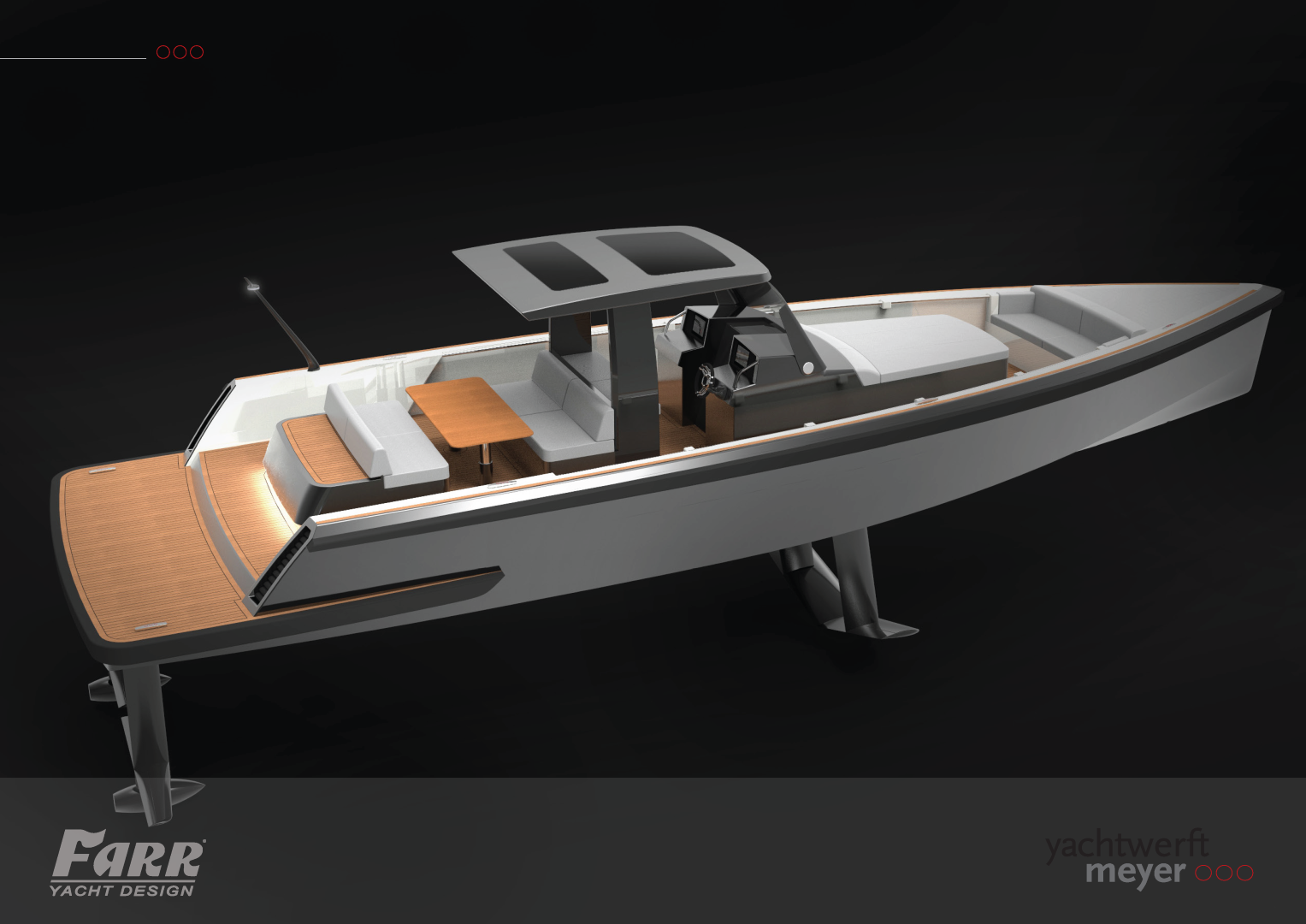 Foiling Powerboat Concept powerboat
