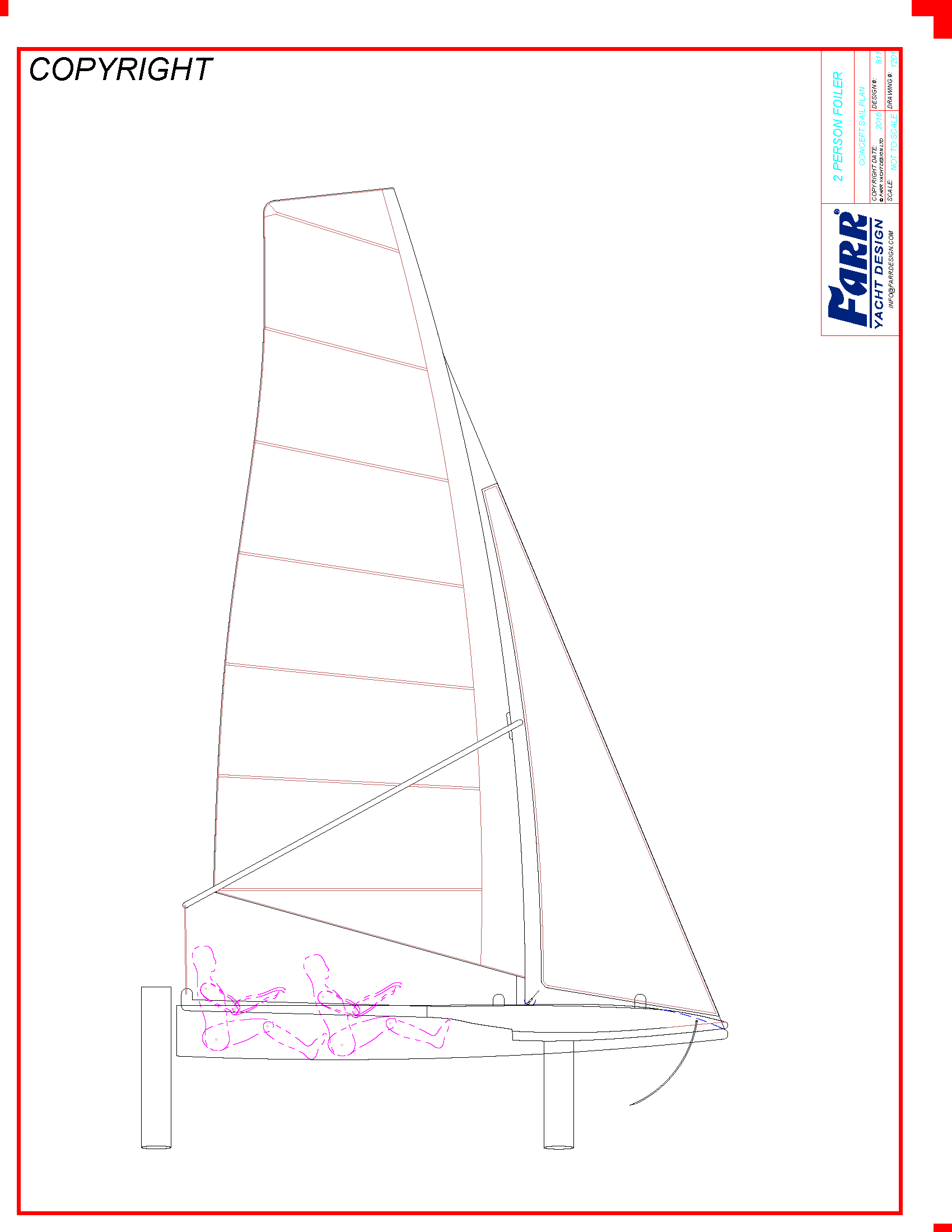 Foiling Dinghy Concept dinghy