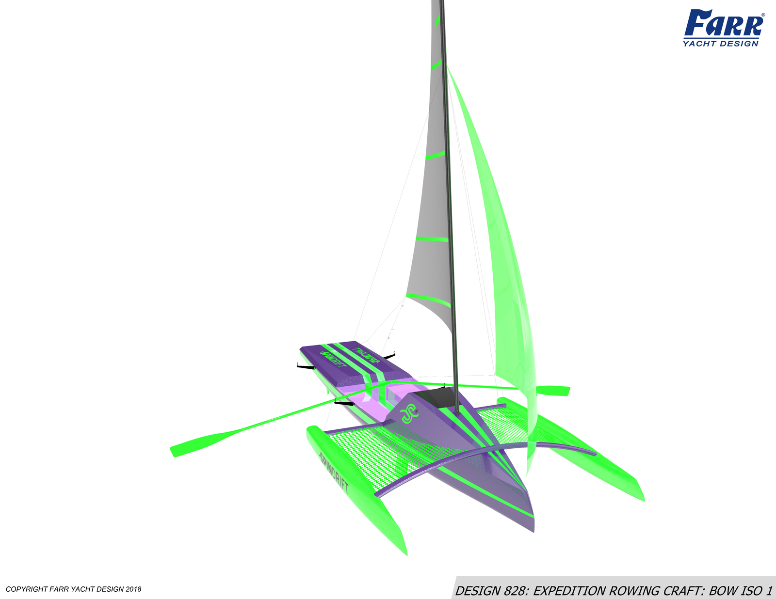 Expedition Sailing/Rowing cruising yacht