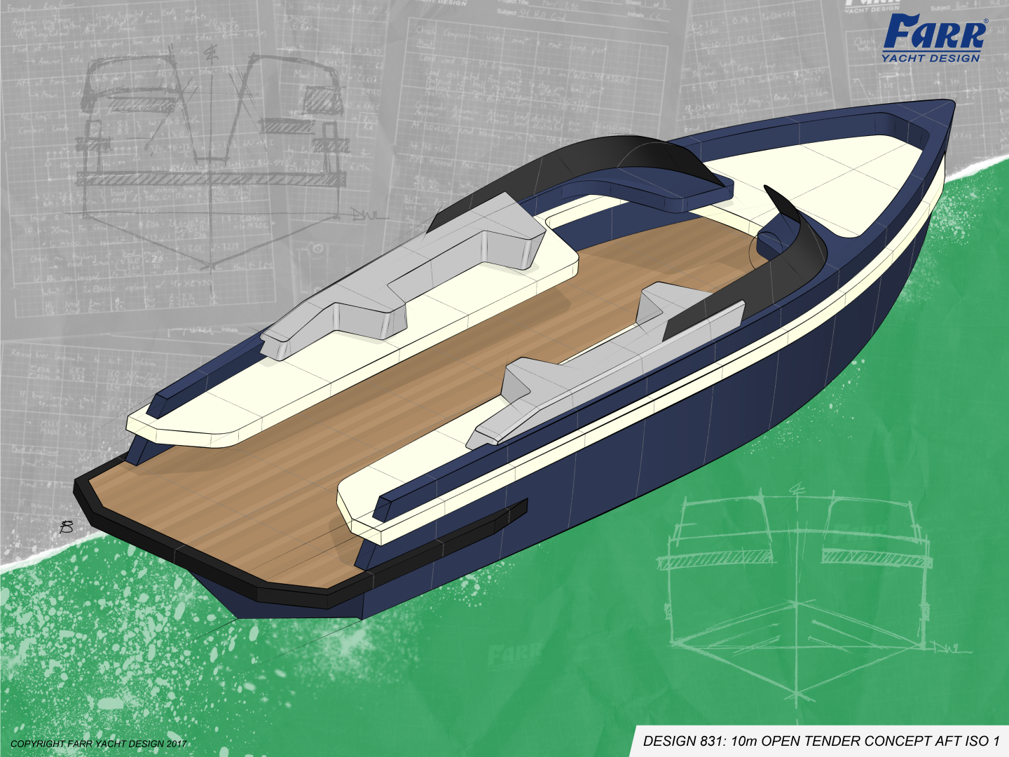 35ft Power Tender powerboat