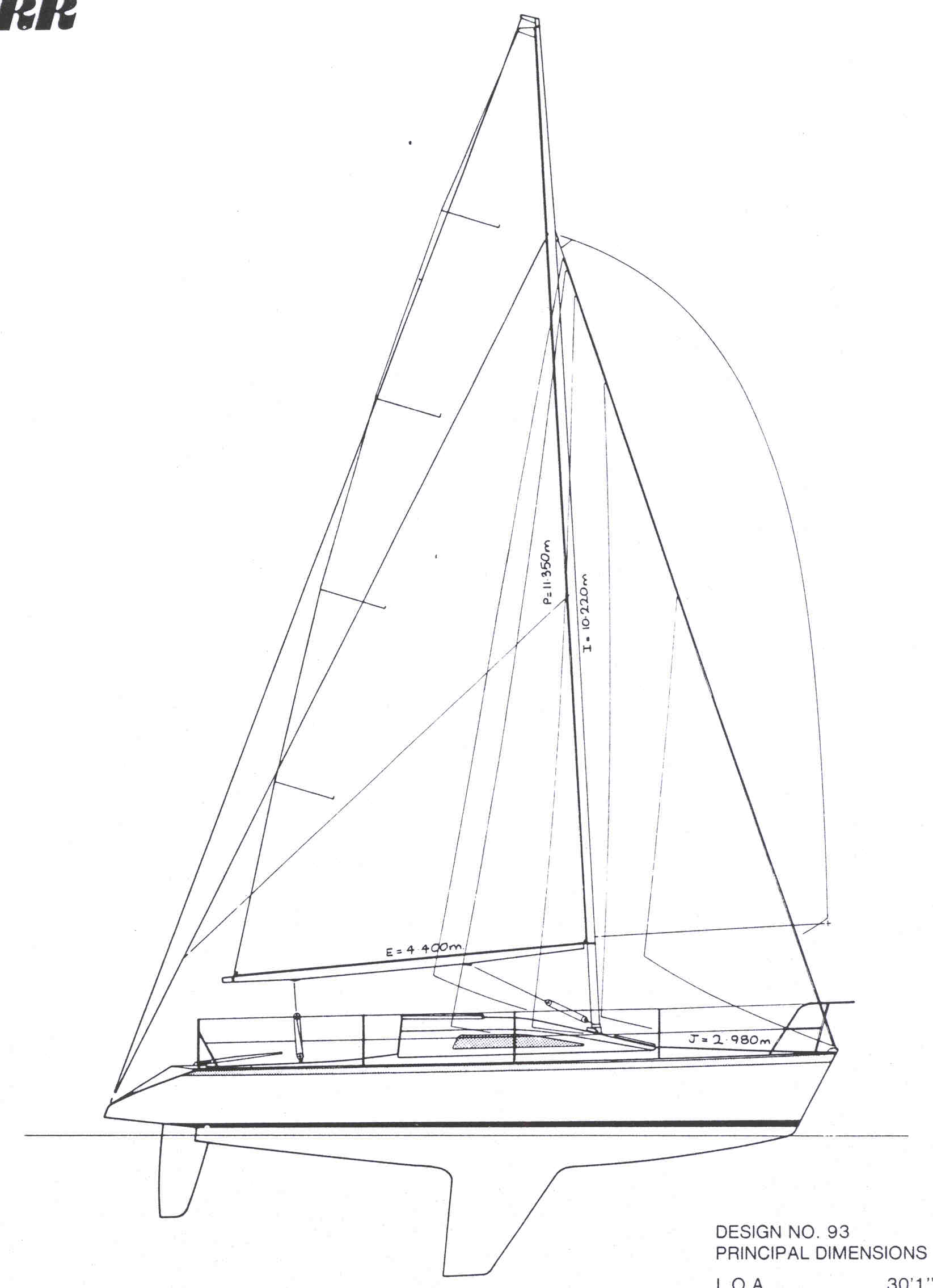 093 racing yacht