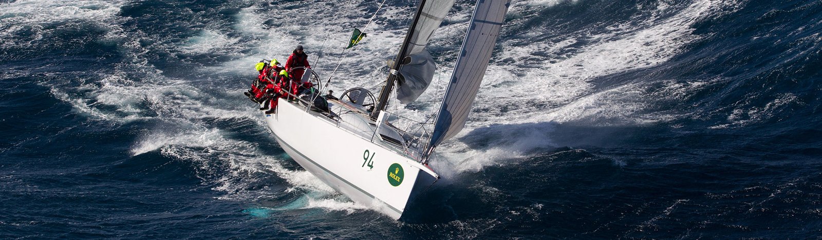 Cookson 50 racing in heavy weather